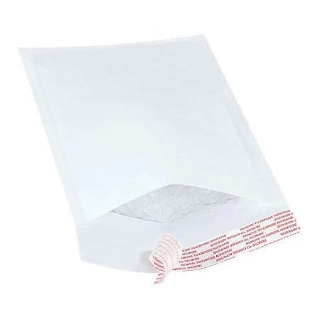 The Packaging Wholesalers Self Seal Bubble Mailers, No 00, 5"W x 10"L, White, 250/Pack ENVB852WSS